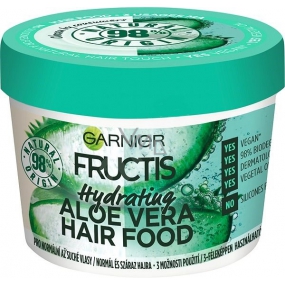 Garnier Fructis Hydrating Aloe Vera Hair Food hydratační maska pro normální až suché vlasy 390 ml