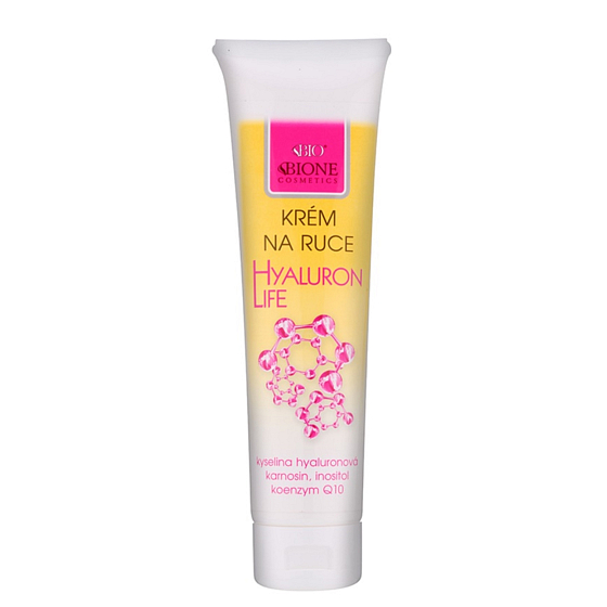 Bione Cosmetics Hyaluron Life s kyselinou hyaluronovou krém na ruce 100 ml