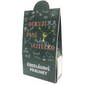 Bohemia Gifts Pralinky z mléčné a hořké čokolády Děkuji paní učitelko 6 kusů 95 g Bohemia Gifts Pralinky z mléčné a hořké čokolády Děkuji paní učitelko 6 kusů 95 g