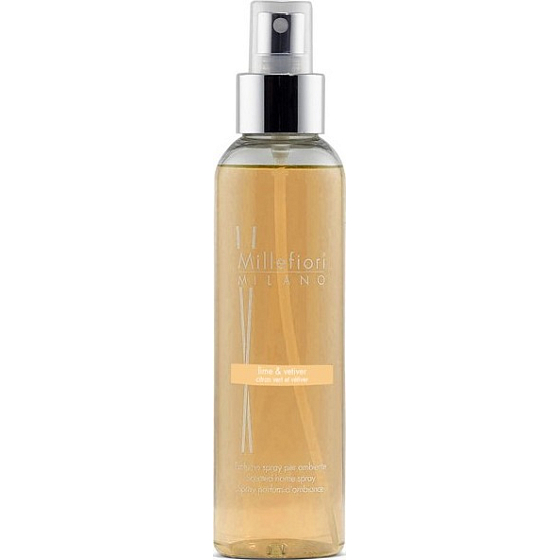Millefiori Milano Natural Lime & Vetiver - Limetka a vetiver Bytový sprej 150 ml