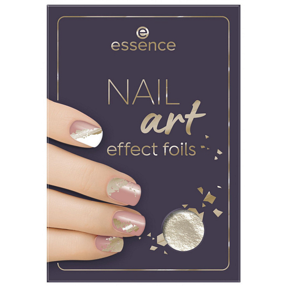 Essence Nail Art Effect Foils fólie na nehty 01 Golden Galaxy 1 kus