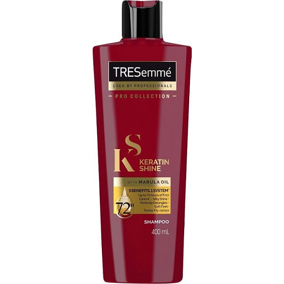 TRESemmé Keratin Smooth šampon s keratinem pro suché a poškozené vlasy 400 ml