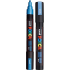 Posca Uniwersalny akrylowy marker 1,8 - 2,5 mm Metaliczny niebieski PC-5M