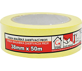 Mako Komfort taśma klejąca zakrywająca gładka krepa, 7 dni, do 60 °C, 38 mm × 50 m