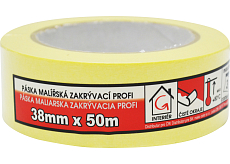 Mako Komfort taśma klejąca zakrywająca gładka krepa, 7 dni, do 60 °C, 38 mm × 50 m