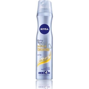 Nivea Brilliant Blonde pro blond vlasy lak na vlasy 250 ml Nivea Brilliant Blonde pro blond vlasy lak na vlasy 250 ml