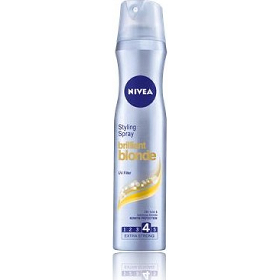 Nivea Brilliant Blonde pro blond vlasy lak na vlasy 250 ml
