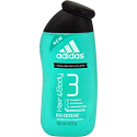 Adidas Ice Effect 3v1 Face sprchový gel na tělo, vlasy a tvář pro mužel 250 ml