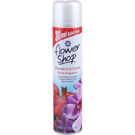 FlowerShop Strawberry & Orchid osvěžovač vzduchu 300 ml