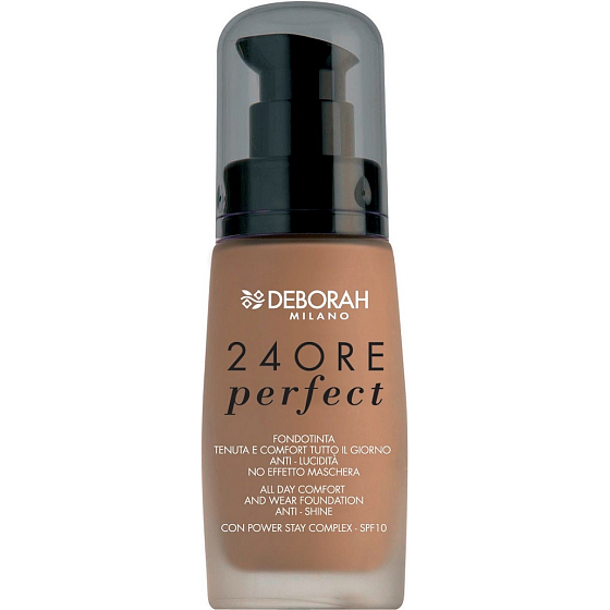 Deborah Milano 24Ore Perfect Foundation SPF10 make-up 04 Apricot 30 ml