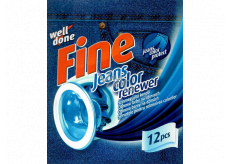 Well Done Fine Jeans Color Renewer chusteczki do odnawiania odzieży dżinsowej 12 sztuk