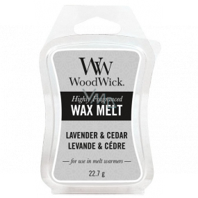 WoodWick Lavender & Cedar - Levandule a cedr vonný vosk do aromalampy 22.7 g