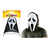 Rappa Halloween Maska duch vřískot 1 kus