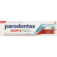 Parodontax Dziąsła + Oddech & Wrażliwość pasta do zębów z fluorem, 75 ml