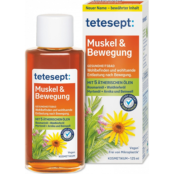 Tetesept Svaly a klouby koupelový olej koncentrát 125 ml