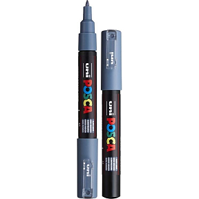 Posca Uniwersalny akrylowy pisak 0,7 - 1 mm Szary łupkowy PC-1M