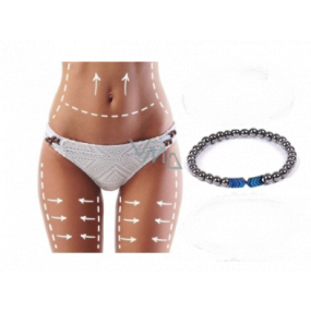 Magnetyczny naszyjnik z szlachetnego kamienia, niebieski elastyczny naturalny kamień, koralik 6 mm / 16 - 17 cm Magnetyczny naszyjnik z szlachetnego kamienia, niebieski elastyczny naturalny kamień, koralik 6 mm / 16 - 17 cm