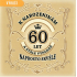 Nekupto přání Výročí 60 let 150 x 150 mm K narozeninám