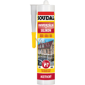 Soudal silikon uniwersalny, biały, 280 ml