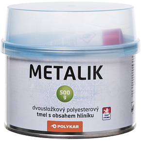 Polykar Metalik dwuskładnikowy szpachla do metalu i nadwozia, 500 g