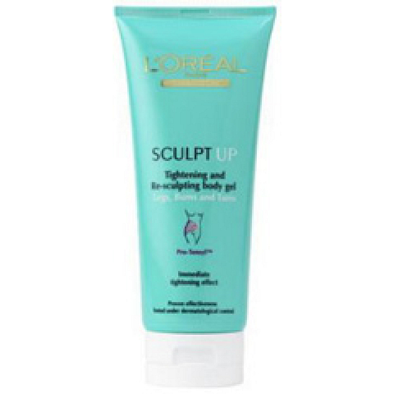 Loreal Paris Sculpt Up tělový modelační gel pro zpevnění břicha a hýždí 200 ml