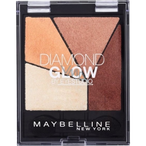 Maybelline Diamond Glow Eyeshadow oční stíny 02 Coral Drama 2,5 g