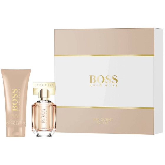 Hugo Boss The Scent parfémovaná voda pro ženy 30 ml + tělové mléko 100 ml, dárková sada