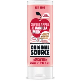 Original Source Sladké jablko a vanilkové mléko hydratační sprchový gel 250 ml Original Source Sladké jablko a vanilkové mléko hydratační sprchový gel 250 ml