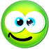 Nekupto Magnet Emoji Smajlík kolečko zelený 4 cm
