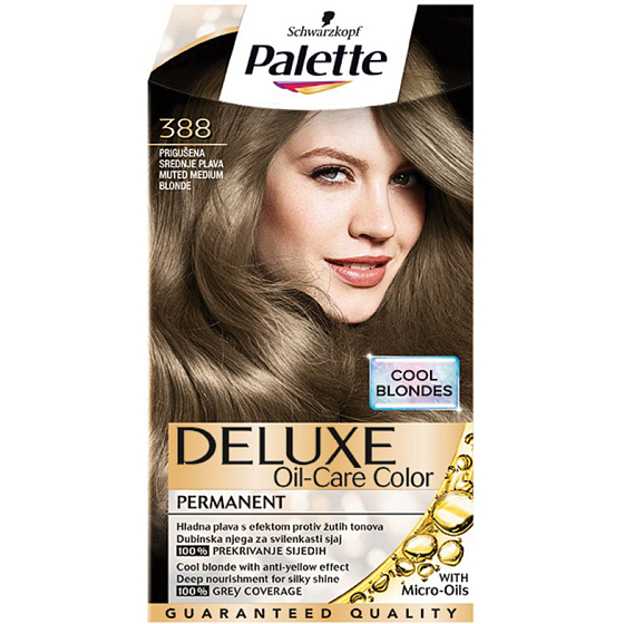 Schwarzkopf Palette Deluxe Oil - Care Color 388 Tlumený středně plavý