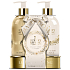 Grace Cole Bergamot, Ginger & Lemongrass mýdlo na ruce 300 ml + krém na ruce a nehty 300 ml, kosmetická sada pro ženy