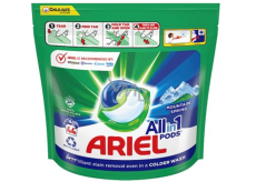 Ariel All in 1 Pods Mountain Spring żelowe kapsułki do prania białego i jasnego prania 44 sztuki