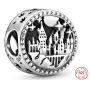 Charm Srebrna 925 Harry Potter - Szkoła Czar i Magii w Hogwarcie, koralik na bransoletkę