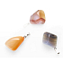 Achat naturalny Troml prywieszka naturalny kamień, 2,2 - 3 cm, 1 sztuka