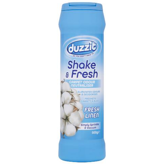 Duzzit Shake & Fresh Fresh Linen - Zapach świeżej bielizny do dywanów 500 g