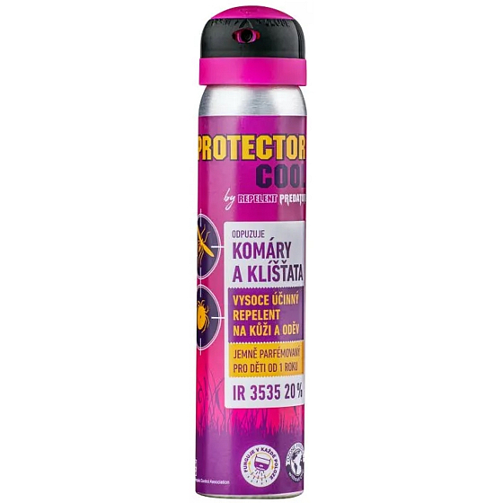 Predator Protector Cool repelent spray przeciw kleszczom i komarom dla dzieci 90 ml
