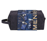 Nivea Men Anti-age Hyaluron krem na dzien 50 ml + Nivea Men Hyaluron balsam po goleniu 100 ml + Nivea Men Protect & Care żel pod prysznic 250 ml, zestaw kosmetyków dla mężczyzn
