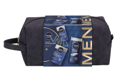 Nivea Men Anti-age Hyaluron krem na dzien 50 ml + Nivea Men Hyaluron balsam po goleniu 100 ml + Nivea Men Protect & Care żel pod prysznic 250 ml, zestaw kosmetyków dla mężczyzn