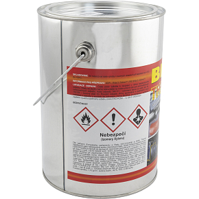 Bisil Thermo farba żaroodporna 700 °C, 0199 czarna, 3,5 kg