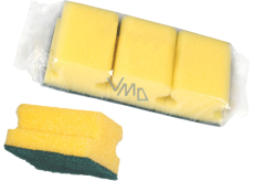 Spokar houbička na nádobí, profilovaná, 78 × 60 × 45 mm, balení 3 ks