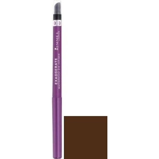 Rimmel London Exaggerate automatická voděodolná tužka na oči 211 Sable 0,28 g