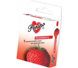 Pepino Truskawka prezerwatywy z naturalnego lateksu 3 sztuki