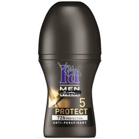 Fa Men Xtreme Protect 5 kuličkový deodorant roll-on pro muže 50 ml Fa Men Xtreme Protect 5 kuličkový deodorant roll-on pro muže 50 ml