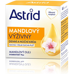 Astrid Almond Care mandelowy odżywczy krem na dzień i noc, 50 ml