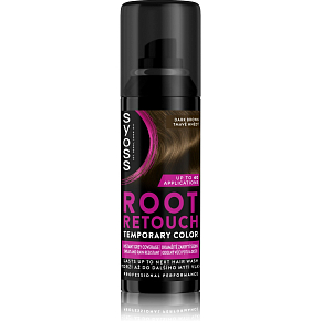 Syoss Root Retouch spray do tymczasowego zakrywania odrostów Ciemnobrązowy 120 ml Syoss Root Retouch spray do tymczasowego zakrywania odrostów Ciemnobrązowy 120 ml