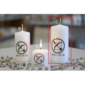 Lima Horoskop Střelec svíčka válec 60 x 120 mm 1 kus Lima Horoskop Střelec svíčka válec 60 x 120 mm 1 kus