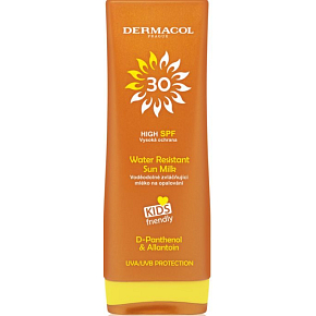 Dermacol Sun Water Resistant SPF30 wodoodporne nawilżające mleko do opalania i dla dzieci 200 ml