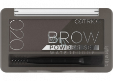 Catrice Brow Powder Set Waterproof zestaw do brwi wodoodporny 020 Ash Brown 4 g