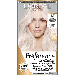 L'oreal Paris Préférence intensywny rozjaśniacz do włosów, Venice ultra jasny kryształowy blond 11.11 L'oreal Paris Préférence intensywny rozjaśniacz do włosów, Venice ultra jasny kryształowy blond 11.11