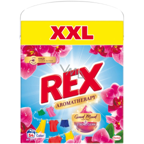 Rex Aromatherapy Orchid Color proszek do prania kolorowych ubrań 54 dawkowania 2,97 kg